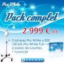 Pack installation 3 Lampes X300+ 100 Kits Starter Pro-white