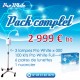 Pack installation 3 Lampes X300+ 100 Kits ECO Pro-white
